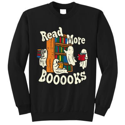 Groovy Halloween Read More Books Cute Boo Student Teacher Sweatshirt