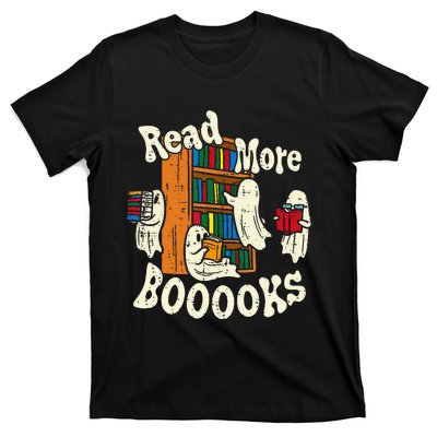 Groovy Halloween Read More Books Cute Boo Student Teacher T-Shirt