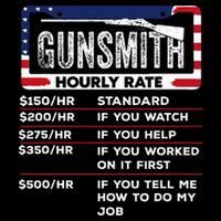 Gunsmith Hourly Rate.Gunsmith Funny Gunsmithing Gun Drawstring Bag