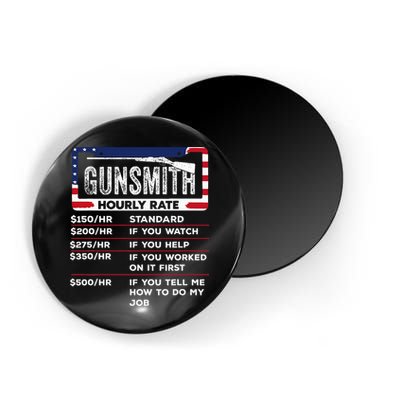 Gunsmith Hourly Rate.Gunsmith Funny Gunsmithing Gun Magnet