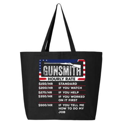Gunsmith Hourly Rate.Gunsmith Funny Gunsmithing Gun 25L Jumbo Tote