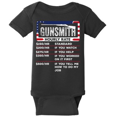 Gunsmith Hourly Rate.Gunsmith Funny Gunsmithing Gun Baby Bodysuit