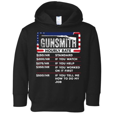 Gunsmith Hourly Rate.Gunsmith Funny Gunsmithing Gun Toddler Hoodie