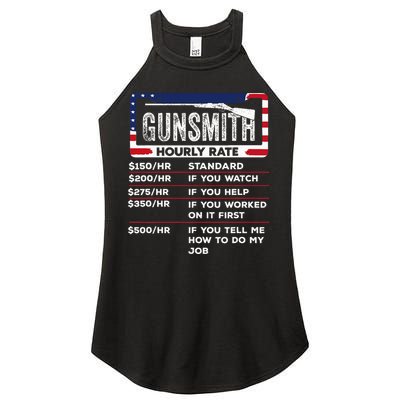 Gunsmith Hourly Rate.Gunsmith Funny Gunsmithing Gun Women's Perfect Tri Rocker Tank