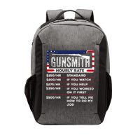 Gunsmith Hourly Rate.Gunsmith Funny Gunsmithing Gun Vector Backpack