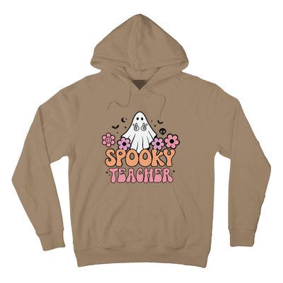 Groovy Halloween Spooky Teacher Trick Or Teach Teacher Gift Hoodie