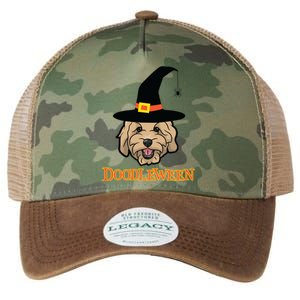 Goldendoodle Halloween Spooky Golden Doodle Dog Gift Legacy Tie Dye Trucker Hat