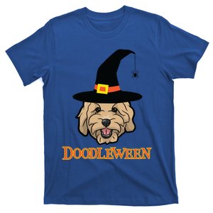 Goldendoodle Halloween Spooky Golden Doodle Dog Gift T-Shirt