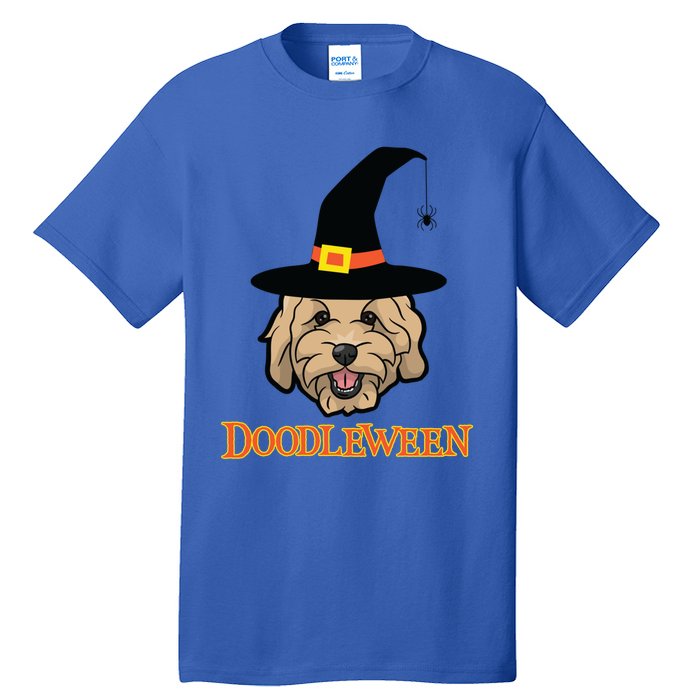 Goldendoodle Halloween Spooky Golden Doodle Dog Gift Tall T-Shirt