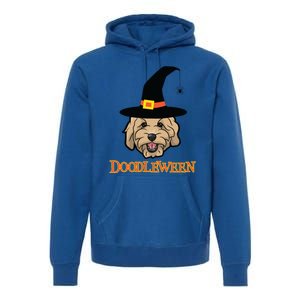 Goldendoodle Halloween Spooky Golden Doodle Dog Gift Premium Hoodie