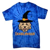 Goldendoodle Halloween Spooky Golden Doodle Dog Gift Tie-Dye T-Shirt