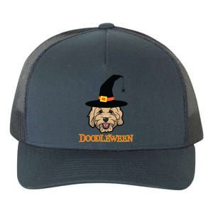 Goldendoodle Halloween Spooky Golden Doodle Dog Gift Yupoong Adult 5-Panel Trucker Hat