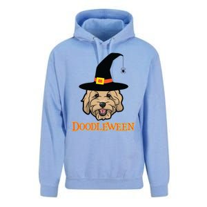 Goldendoodle Halloween Spooky Golden Doodle Dog Gift Unisex Surf Hoodie