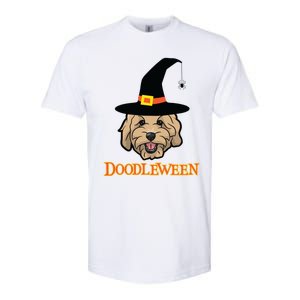 Goldendoodle Halloween Spooky Golden Doodle Dog Gift Softstyle CVC T-Shirt