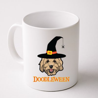 Goldendoodle Halloween Spooky Golden Doodle Dog Gift Coffee Mug