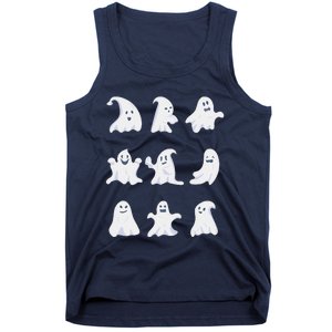 Ghost Halloween Spooky Spirit Scary Trick Or Treat Fear Gift Tank Top