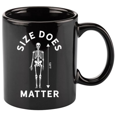 Giant Halloween Skeleton Decoration 12 Feet 11oz C Handle Ceramic Mug