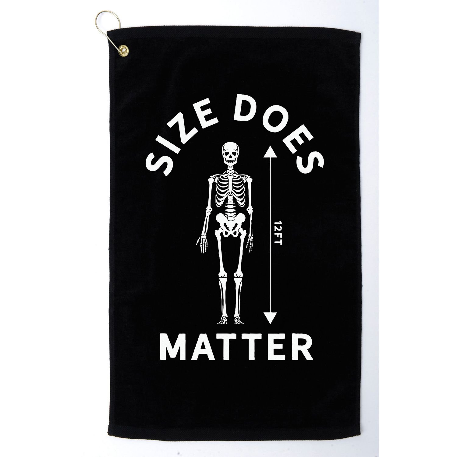 Giant Halloween Skeleton Decoration 12 Feet Golf Towel