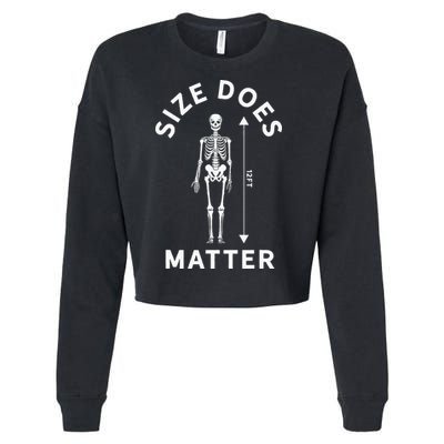 Giant Halloween Skeleton Decoration 12 Feet Cropped Pullover Crew