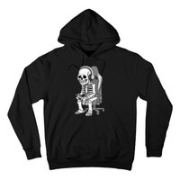 Gaming Halloween Skeleton Scary Gamer Hoodie