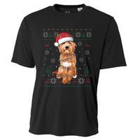 Goldendoodle Holiday Sweater Hilarious Dog Lover Gift Cooling Performance Crew T-Shirt