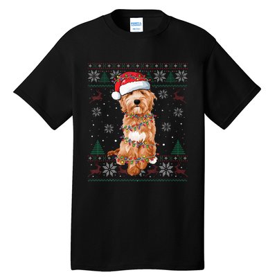 Goldendoodle Holiday Sweater Hilarious Dog Lover Gift Tall T-Shirt