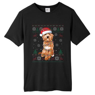 Goldendoodle Holiday Sweater Hilarious Dog Lover Gift Tall Fusion ChromaSoft Performance T-Shirt