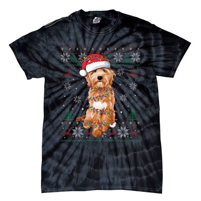 Goldendoodle Holiday Sweater Hilarious Dog Lover Gift Tie-Dye T-Shirt