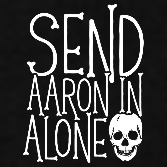Ghost Hunting Send Aaron In Alone Ghost Hunter Halloween Ladies PosiCharge Tri-Blend Wicking Tank