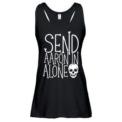 Ghost Hunting Send Aaron In Alone Ghost Hunter Halloween Ladies Essential Flowy Tank