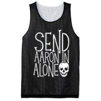 Ghost Hunting Send Aaron In Alone Ghost Hunter Halloween Mesh Reversible Basketball Jersey Tank