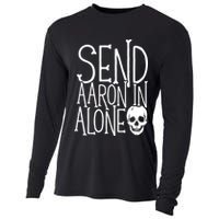 Ghost Hunting Send Aaron In Alone Ghost Hunter Halloween Cooling Performance Long Sleeve Crew