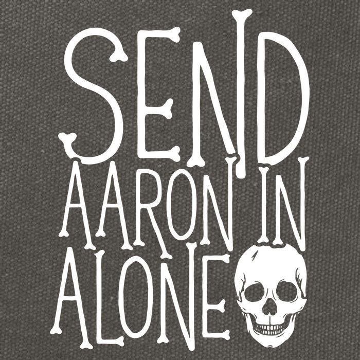 Ghost Hunting Send Aaron In Alone Ghost Hunter Halloween Cotton Canvas Backpack