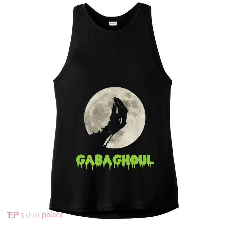 Gabaghoul Halloween Spooky Gift Ladies PosiCharge Tri-Blend Wicking Tank