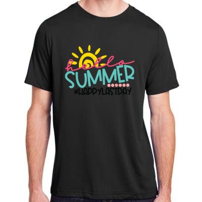 Graduation Hello Summer Happy Last Day Teacher Adult ChromaSoft Performance T-Shirt