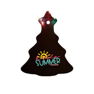 Graduation Hello Summer Happy Last Day Teacher Ceramic Tree Ornament