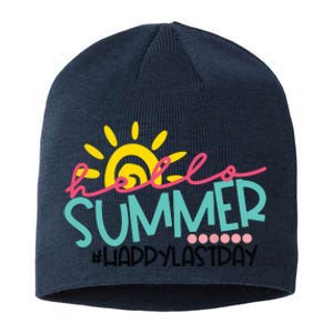 Graduation Hello Summer Happy Last Day Teacher Sustainable Beanie