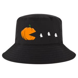 Gamer Halloween Scary Pumpkin Eating Ghost Gift Cool Comfort Performance Bucket Hat