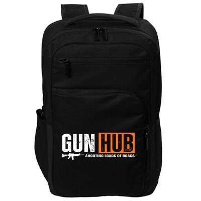 Gun Hub Shooting Loads Of Brass Impact Tech Backpack