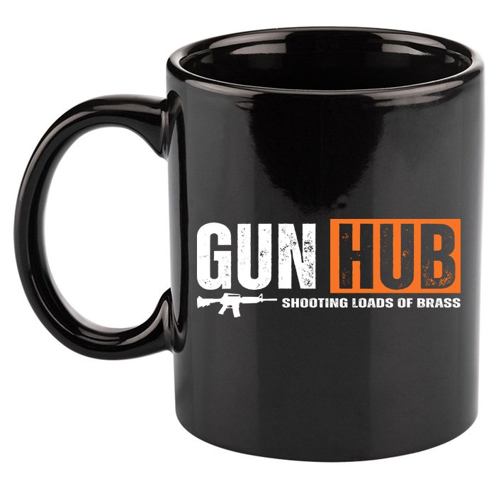 Gun Hub Shooting Loads Of Brass 11oz C Handle Ceramic Mug