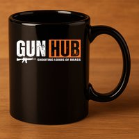 Gun Hub Shooting Loads Of Brass 11oz C Handle Ceramic Mug