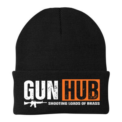Gun Hub Shooting Loads Of Brass Beanie