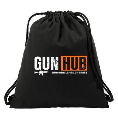 Gun Hub Shooting Loads Of Brass Drawstring Bag