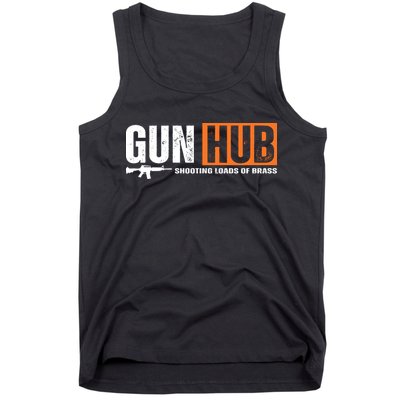 Gun Hub Shooting Loads Of Brass Tank Top