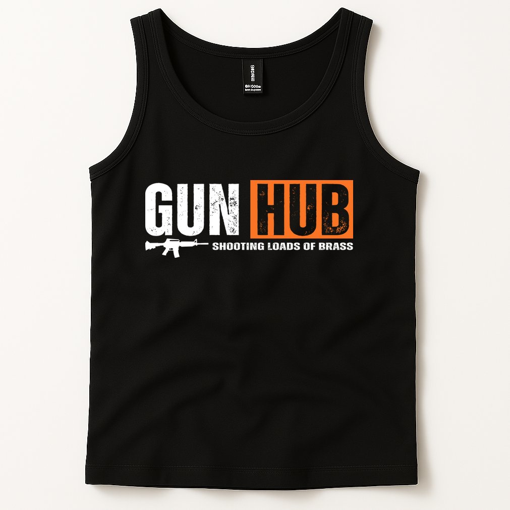Gun Hub Shooting Loads Of Brass Tank Top