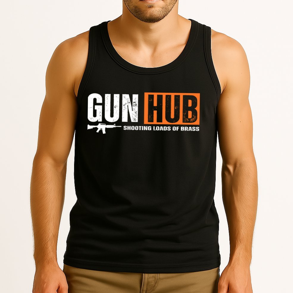 Gun Hub Shooting Loads Of Brass Tank Top