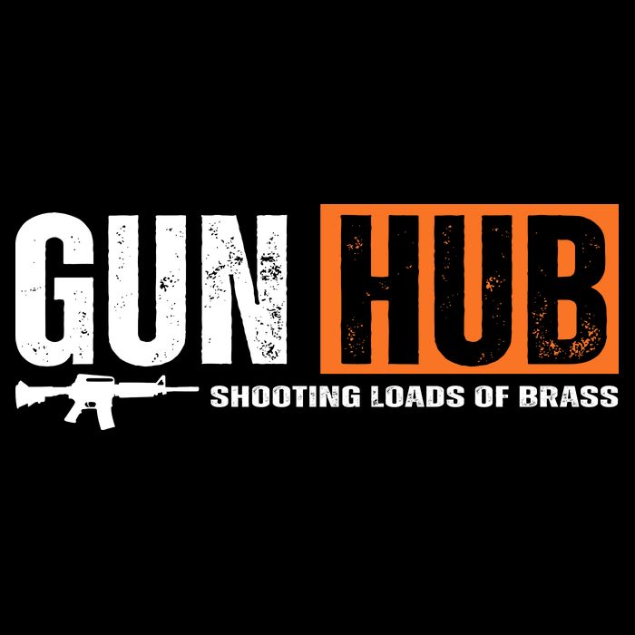 Gun Hub Shooting Loads Of Brass Cropped Pullover Crew