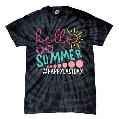 Graduation Hello Summer Happy Last Day Funny Hello Pool Tie-Dye T-Shirt