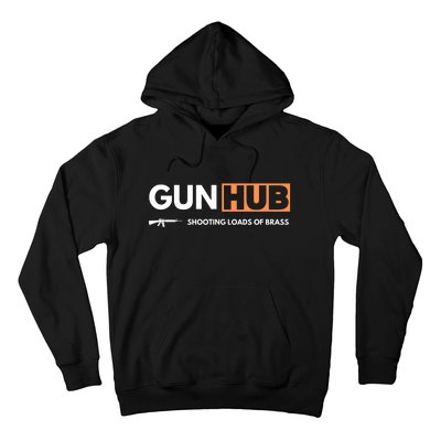 Gun Hub Shooting Loads Of Brass Hoodie