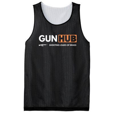 Gun Hub Shooting Loads Of Brass Mesh Reversible Basketball Jersey Tank